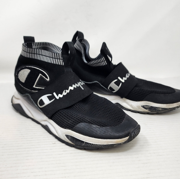 Champion Men's Black Knit Sock Sneakers Slip on Lightweight Athletic Shoe Size 9 - Picture 3 of 9